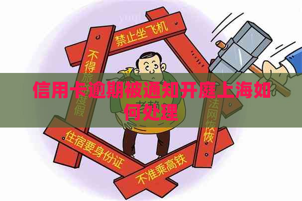 信用卡逾期被通知开庭上海如何处理