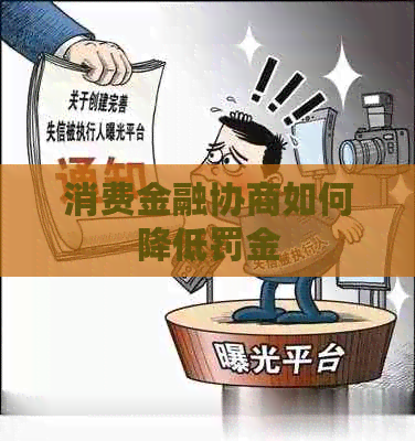 消费金融协商如何降低罚金