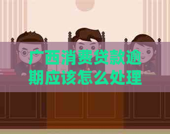 广西消费贷款逾期应该怎么处理