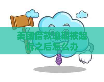 美团借款逾期被起诉之后怎么办