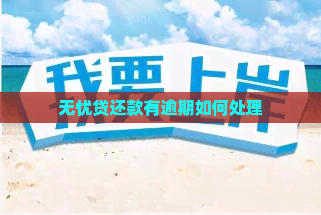 无忧贷还款有逾期如何处理
