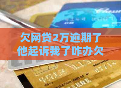 欠网贷2万逾期了他起诉我了咋办欠款如何处理