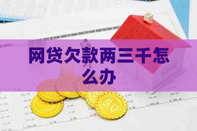 网贷欠款两三千怎么办
