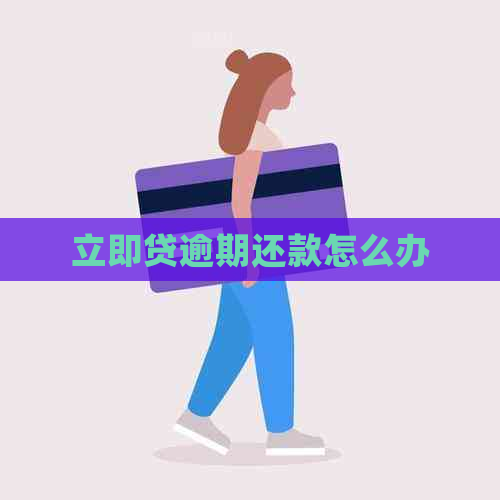 立即贷逾期还款怎么办