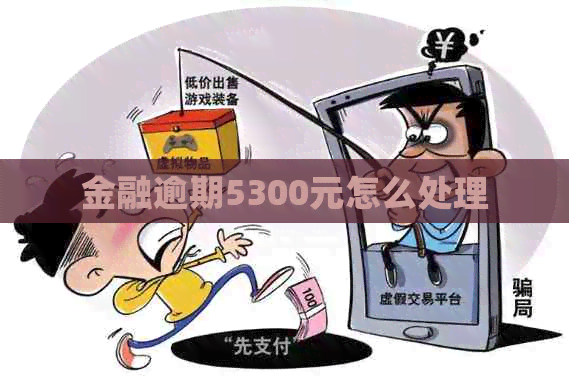 金融逾期5300元怎么处理