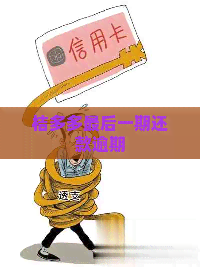 桔多多最后一期还款逾期