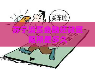 苏宁消费金融还款宽限期是多久