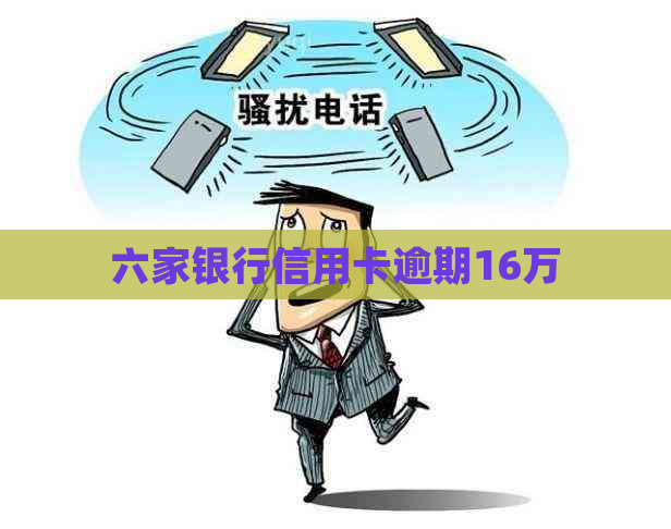 六家银行信用卡逾期16万