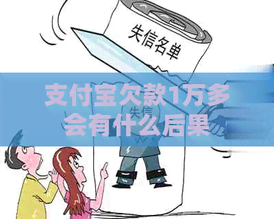 信用卡欠款1万多会有什么后果