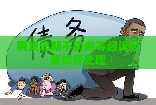 网贷逾期不协商等起诉调解如何处理