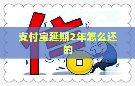 支付宝延期2年怎么还的