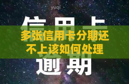 多张信用卡分期还不上该如何处理