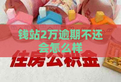 钱站2万逾期不还会怎么样