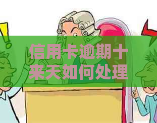信用卡逾期十来天如何处理