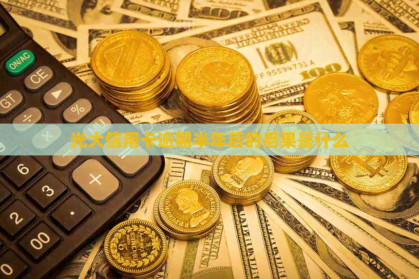 光大信用卡逾期半年后的后果是什么