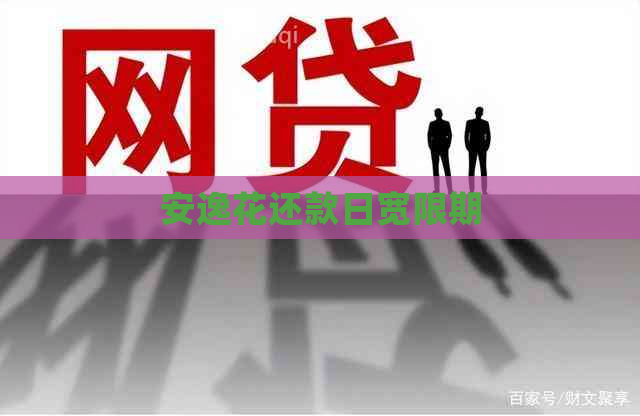 安逸花还款日宽限期