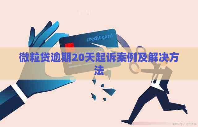 微粒贷逾期20天起诉案例及解决方法