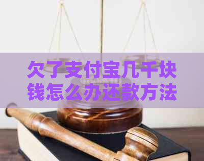 欠了支付宝几千块钱怎么办还款方法和注意事项