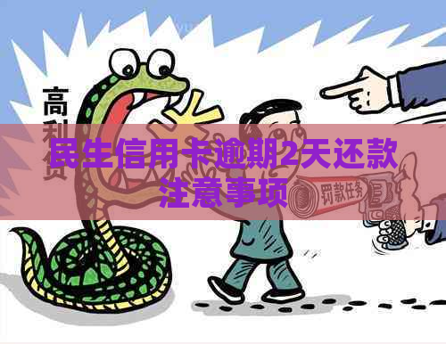 民生信用卡逾期2天还款注意事项