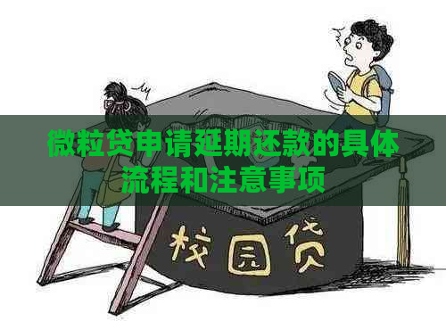 微粒贷申请延期还款的具体流程和注意事项