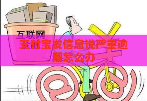 支付宝发信息说严重逾期怎么办