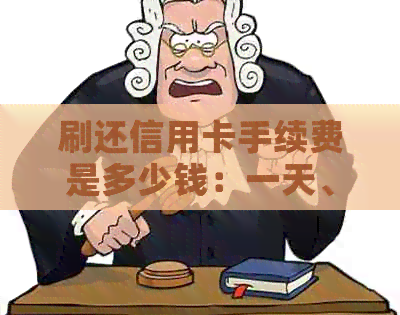 刷还信用卡手续费是多少钱：一天、一个月及还款相关解答