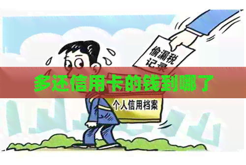 多还信用卡的钱到哪了