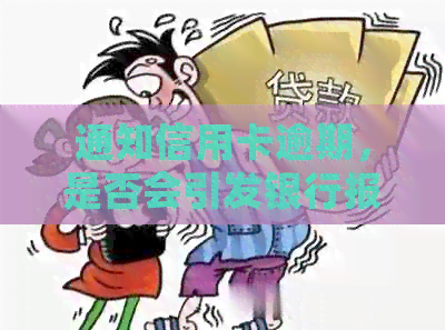 通知信用卡逾期，是否会引发银行报案及其影响？如何应对这种情况？