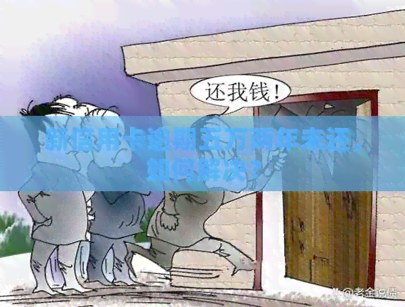 新信用卡逾期五万两年未还，如何解决？