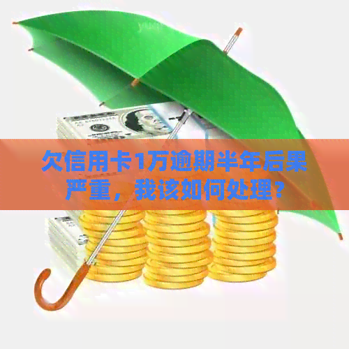 欠信用卡1万逾期半年后果严重，我该如何处理？