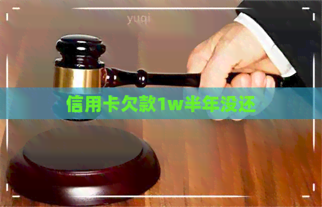 信用卡欠款1w半年没还