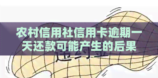农村信用社信用卡逾期一天还款可能产生的后果与影响