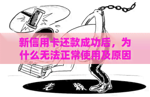新信用卡还款成功后，为什么无法正常使用及原因分析