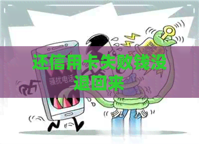 还信用卡失败钱没退回来
