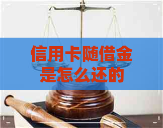 信用卡随借金是怎么还的