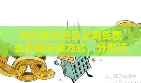 欠信用卡还是欠网贷怎么选择还款方式，分期还款与借款方式分析