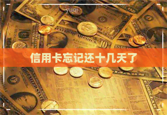 信用卡忘记还十几天了