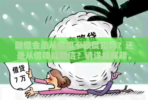 随借金是从信用卡额度扣吗？还是从网贷或微信？请详细解释。