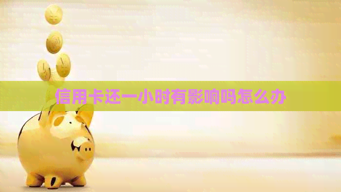 信用卡还一小时有影响吗怎么办