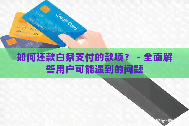 如何还款白条支付的款项？ - 全面解答用户可能遇到的问题