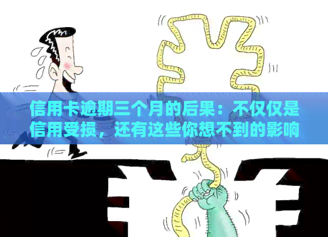 信用卡逾期三个月的后果：不仅仅是信用受损，还有这些你想不到的影响