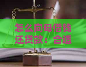 怎么向母借钱还贷款：合适方法与注意事项