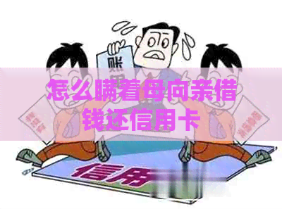 怎么瞒着母向亲借钱还信用卡