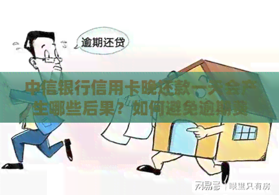 中信银行信用卡晚还款一天会产生哪些后果？如何避免逾期费用和信用影响？
