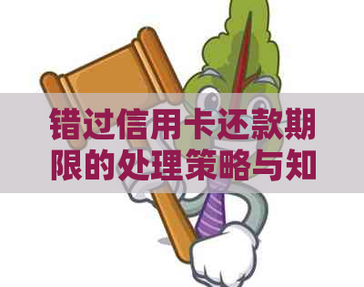 错过信用卡还款期限的处理策略与知识