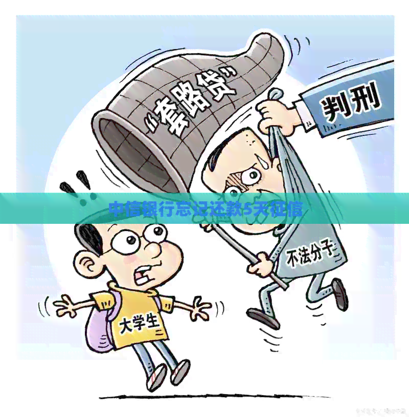 中信银行忘记还款5天