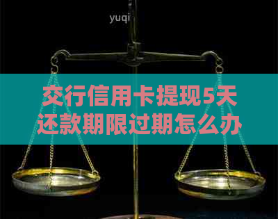 交行信用卡提现5天还款期限过期怎么办？如何尽快还清借款？