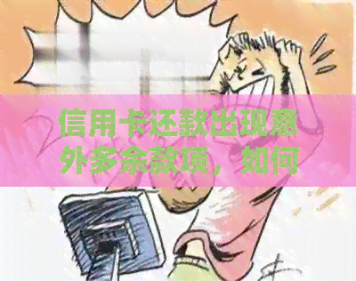 信用卡还款出现意外多余款项，如何妥善处理？