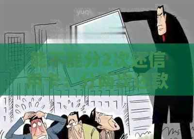 能不能分2次还信用卡：分两次还款及使用多张卡还款的可行性探讨