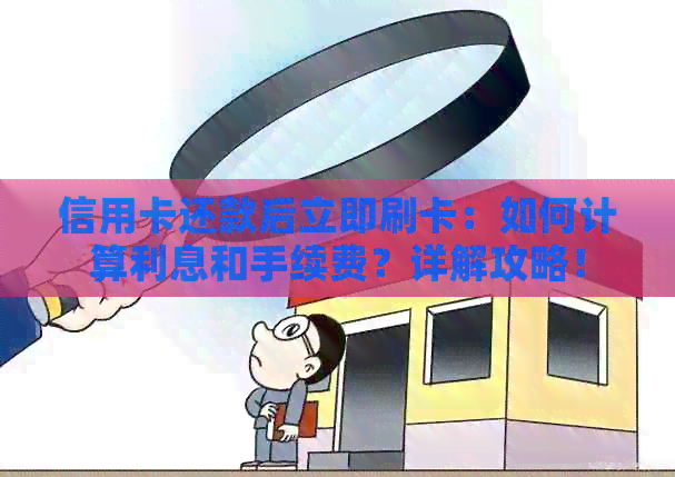 信用卡还款后立即刷卡：如何计算利息和手续费？详解攻略！